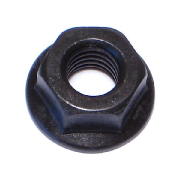 Midwest Fastener Flange Nut, M8-1.25, Steel, Class 10, Black Phosphate, 8 PK 933423 - main